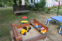 Apartmán BENCI- dětské pískoviště